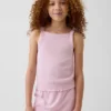 Kids Rib Square-Neck Tank Top