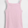 Kids Rib Square-Neck Tank Top