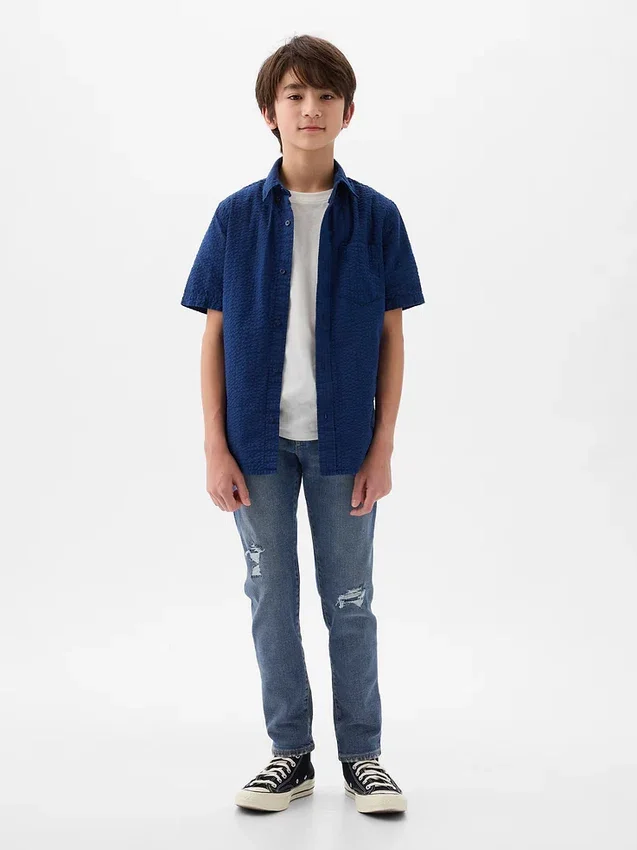 Kids Rip & Repair Slim Jeans