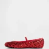 Kids Sequin Ballet Flats