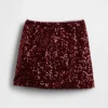 Kids Sequin Mini Skirt