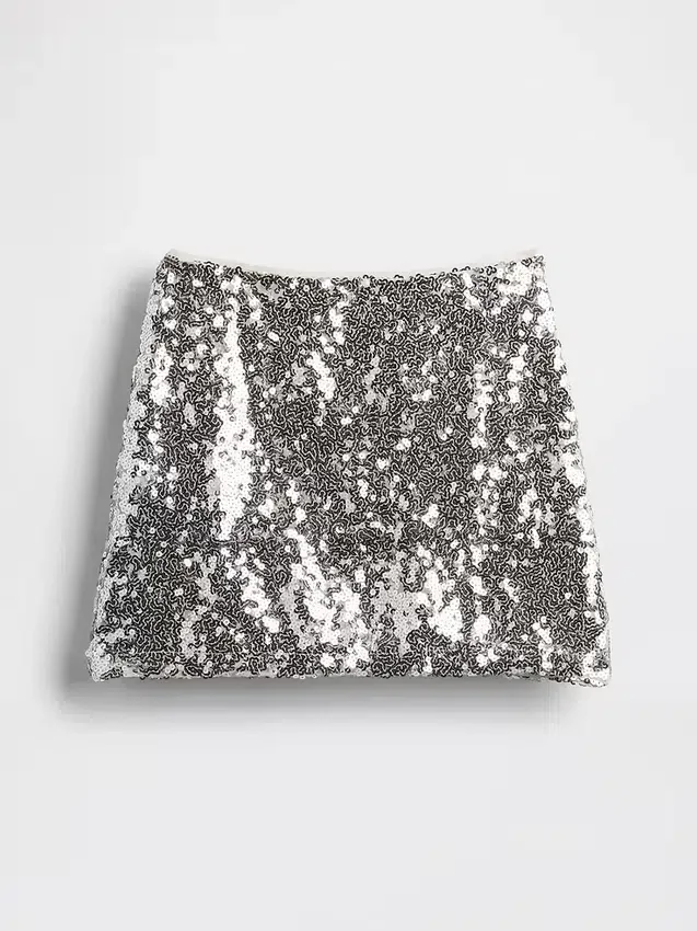 Kids Sequin Mini Skirt