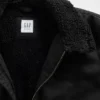 Kids Sherpa-Lined Canvas Bomber Jacket