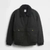 Kids Sherpa-Lined Canvas Bomber Jacket