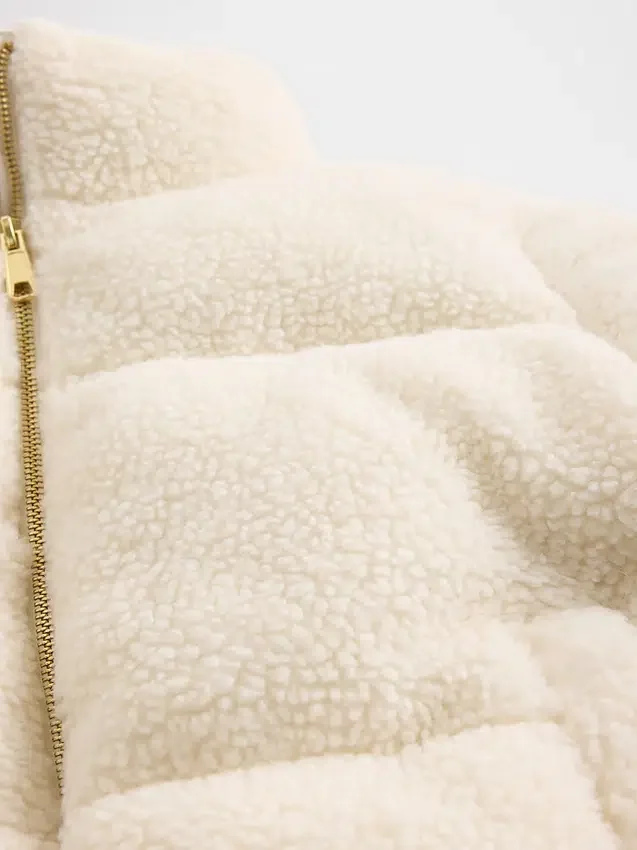 Kids Sherpa Puffer Jacket