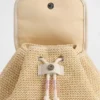 Kids Shimmer Straw Backpack