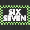 Kids Six Seven Checkered Graphic T-Shirt