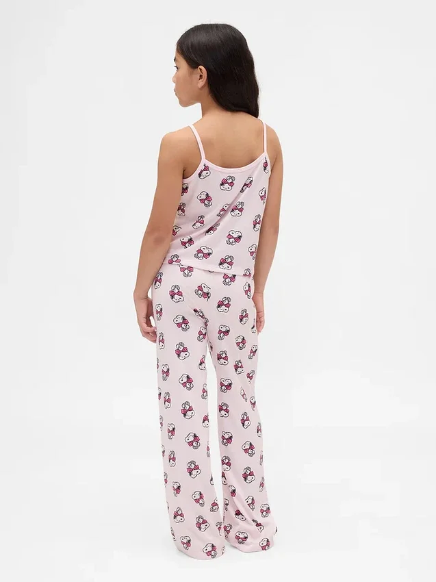 Kids Snoopy Recycled Tank Pj Set