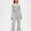 Kids Softspun Rib Ruched Top
