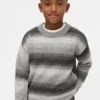 Kids Space-Dye Relaxed Crewneck Sweater