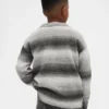 Kids Space-Dye Relaxed Crewneck Sweater