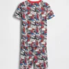 Kids Spider-Man Organic Brushed Cotton Pj Short Set