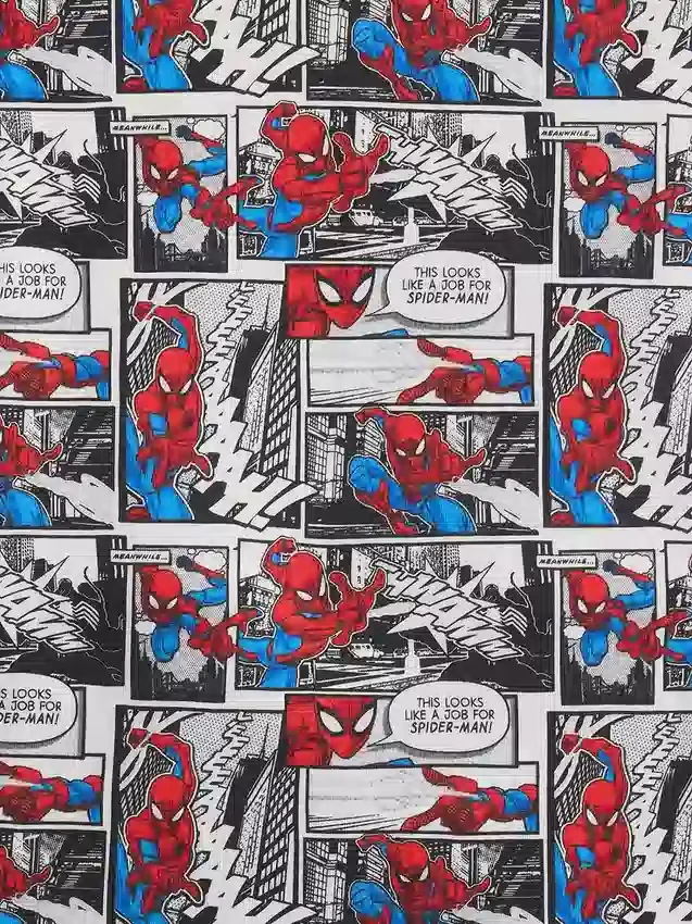 Kids Spider-Man Organic Brushed Cotton Pj Short Set