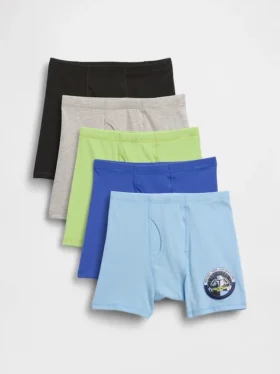 Kids Star Wars Organic Stretch Cotton Boxer Briefs (5-Pack)