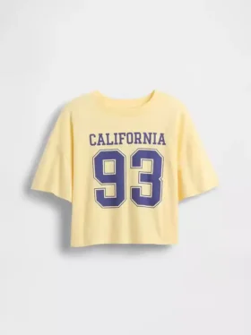 Kids State Logo Oversized Boxy T-Shirt