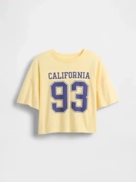 Kids State Logo Oversized Boxy T-Shirt