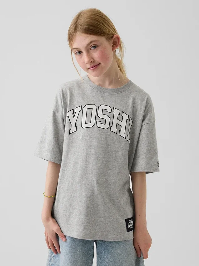 Kids Super Mario Relaxed Graphic T-Shirt