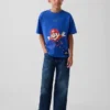 Kids Super Mario Relaxed Graphic T-Shirt