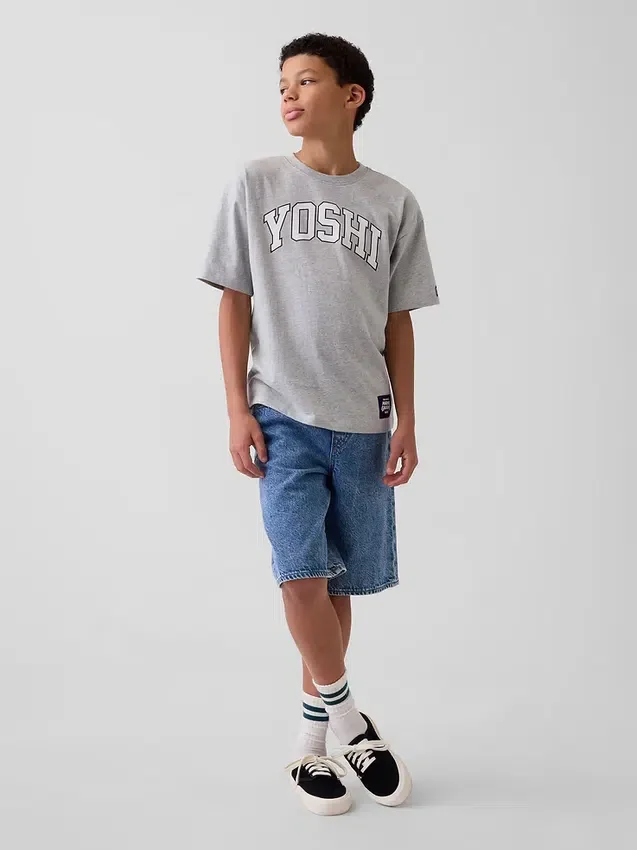 Kids Super Mario Relaxed Graphic T-Shirt