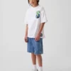 Kids Super Mario Relaxed Graphic T-Shirt