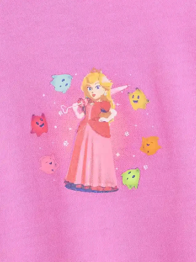 Kids Super Mario Relaxed Graphic T-Shirt