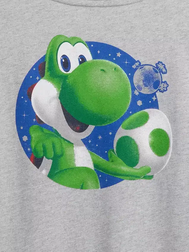 Kids Super Mario Relaxed Graphic T-Shirt