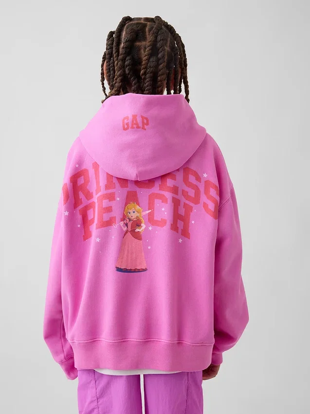 Kids Super Mario Vintagesoft Relaxed Hoodie