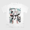 Kids Superman Comic Panels Graphic T-Shirt