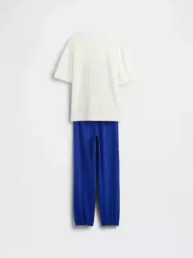 Kids Superman Oversized Recycled Pj Jogger Set