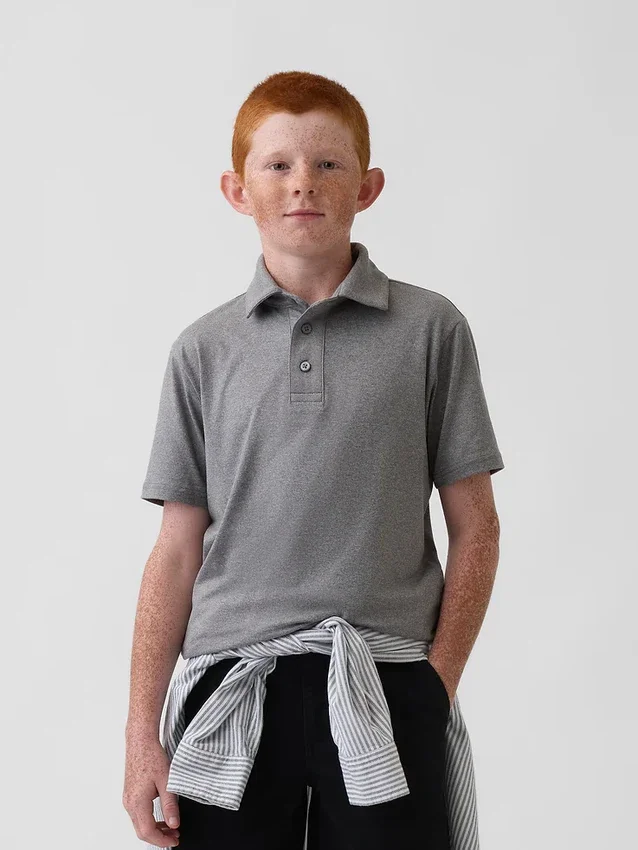 Kids Tech Performance Polo