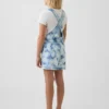 Kids Tie-Dye Denim Relaxed Shortalls