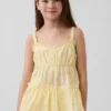 Kids Tiered Eyelet Tank Top