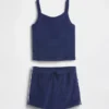 Kids Towel Terry Skort Outfit Set