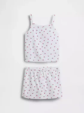 Kids Towel Terry Skort Outfit Set