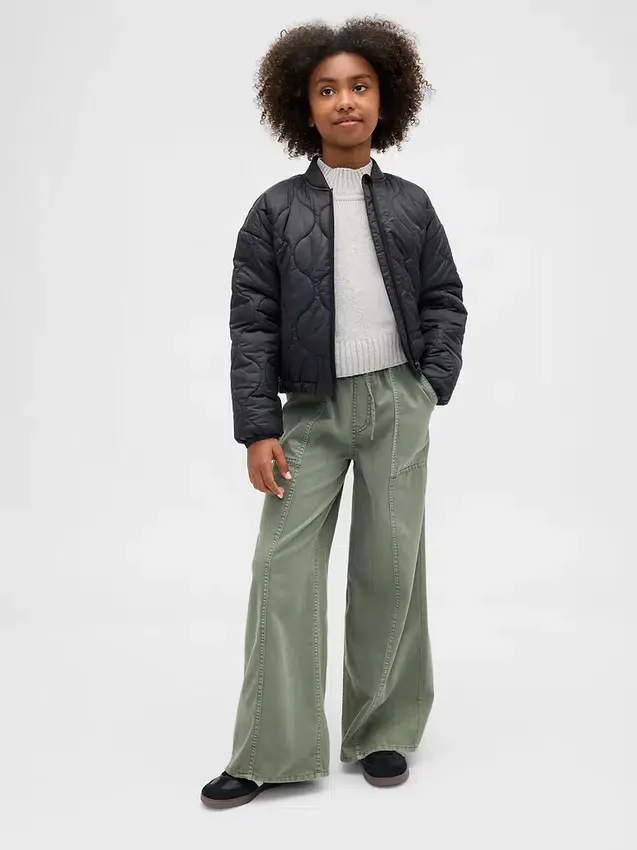 Kids Twill Baggy Pants