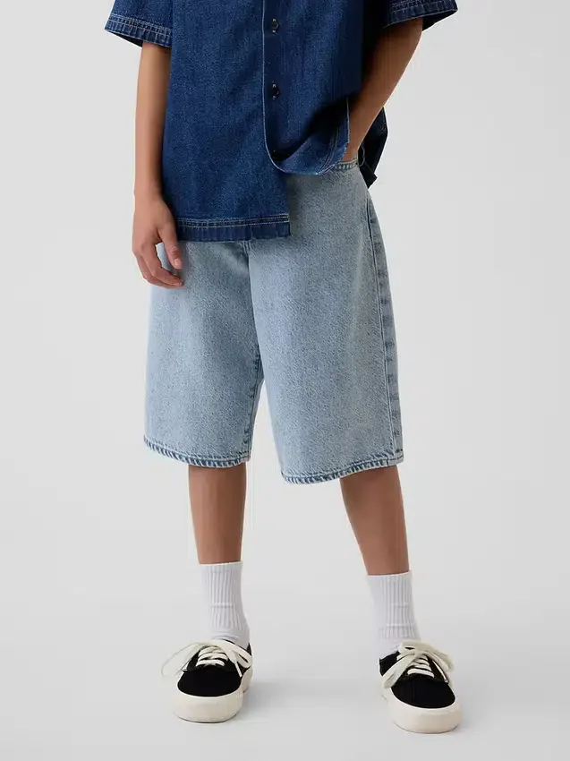 Kids Ultrasoft Denim Baggy Shorts