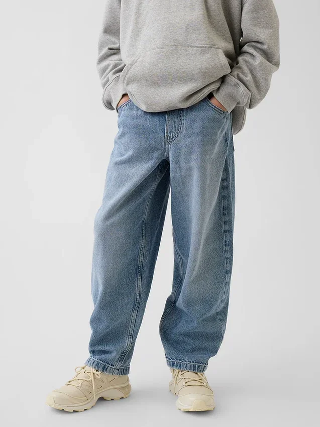 Kids Ultrasoft Easy Baggy Taper Jeans