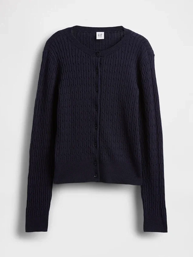 Kids Uniform Cardigan Sweater