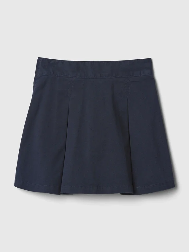Kids Uniform Pleated Khaki Skort