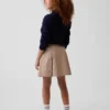 Kids Uniform Pleated Khaki Skort