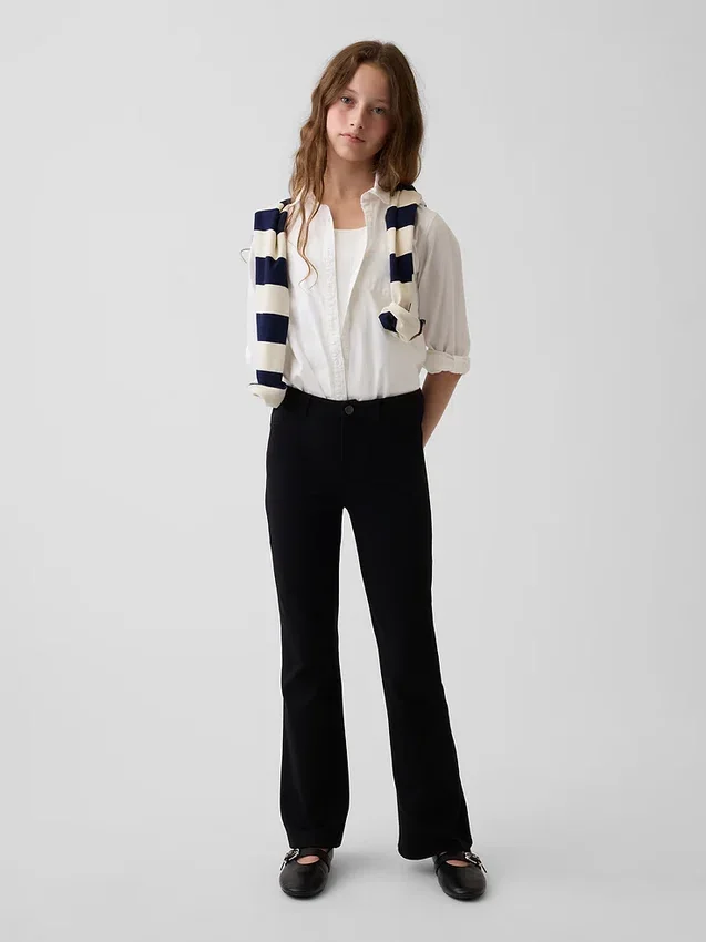 Kids Uniform Ponte Flare Pants