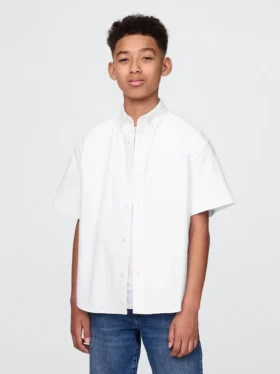 Kids Uniform Relaxed Oxford Shirt