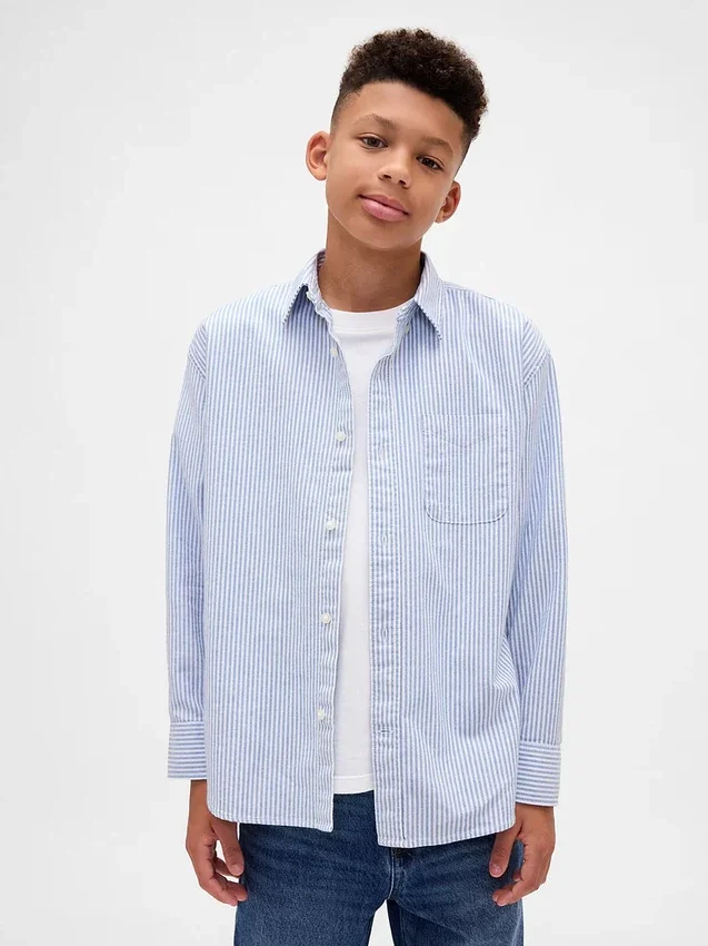 Kids Uniform Relaxed Oxford Shirt