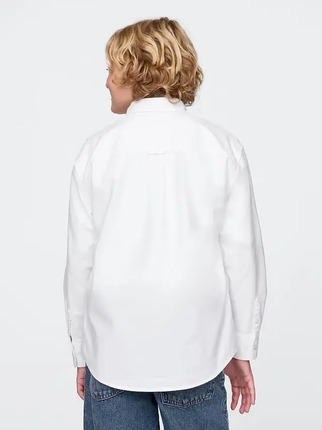 Kids Uniform Relaxed Oxford Shirt