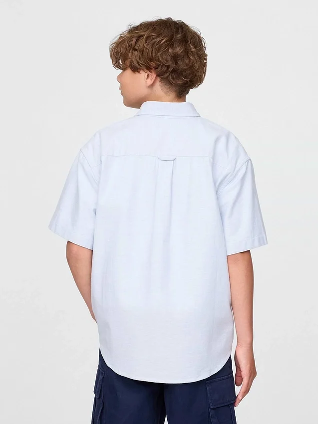Kids Uniform Relaxed Oxford Shirt