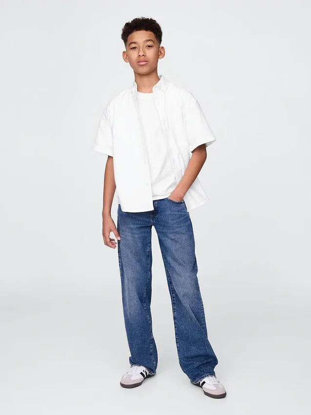 Kids Uniform Relaxed Oxford Shirt