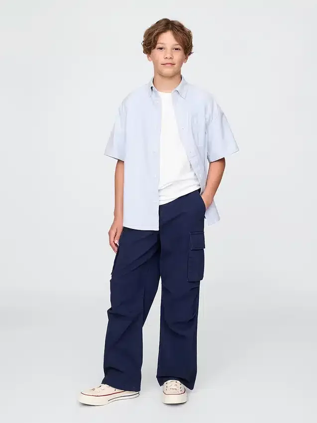 Kids Uniform Relaxed Oxford Shirt