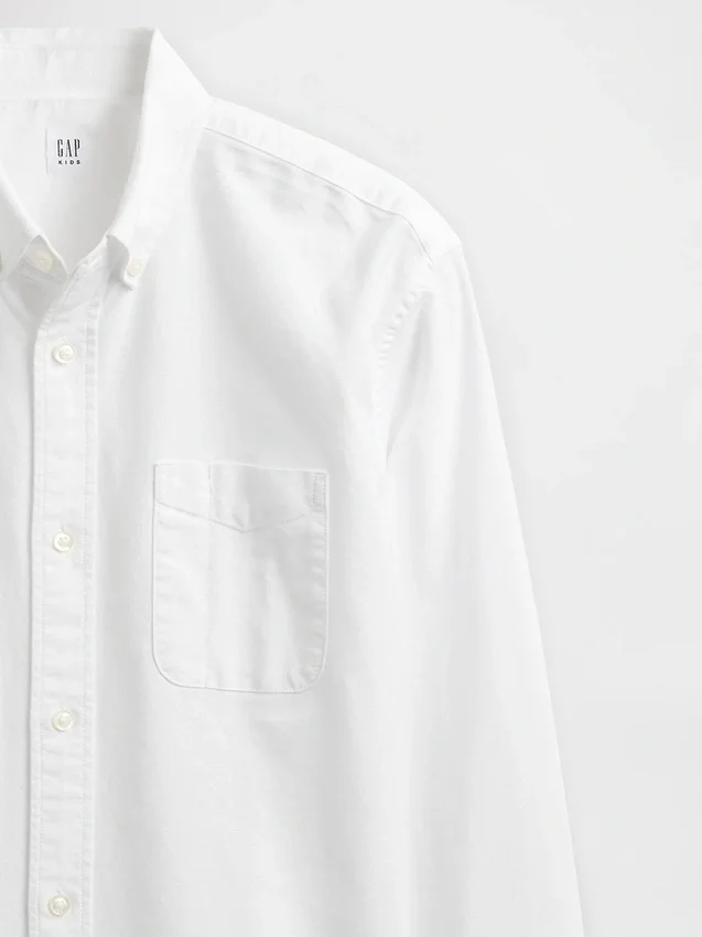 Kids Uniform Relaxed Oxford Shirt