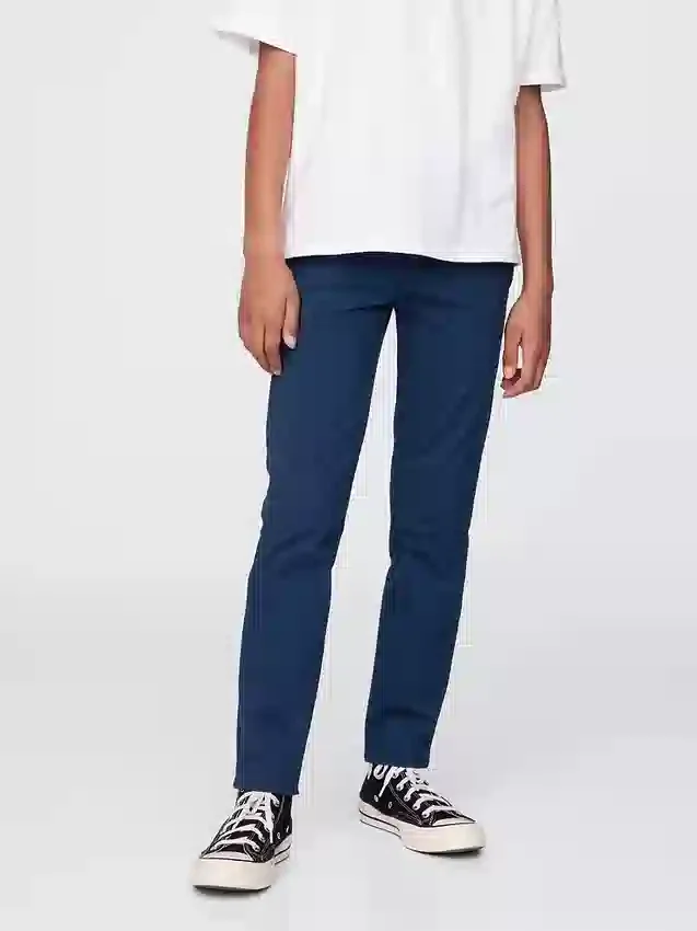 Kids Uniform Skinny Khakis