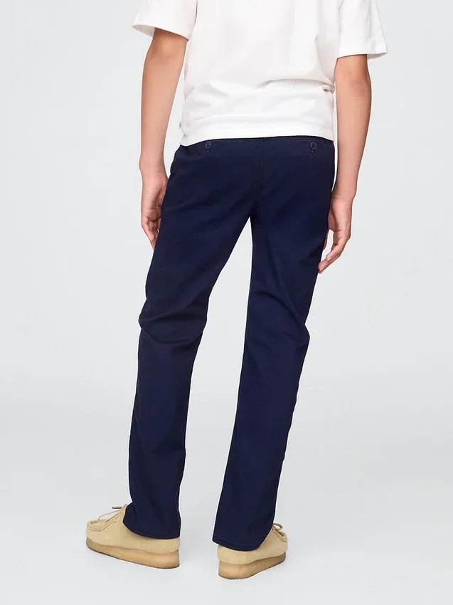 Kids Uniform Straight-Fit Stretch Khakis
